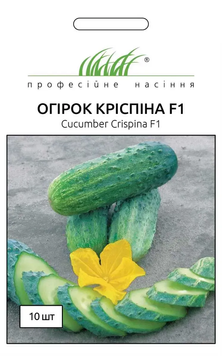 Насіння Огірок Кріспіна F1 самозапильний, 10 шт