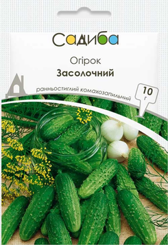 Насіння Огірок Засолочний 10гр Садиба