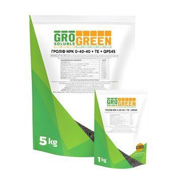 ГРОЛІФ NPK 0-40-40 + TE + QPS 45 GroGreen (1 кг) (шт.)