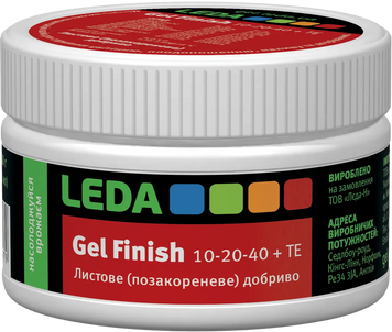 Leda Gel Finish 10-20-40 + TE 150 г (100 мл) листове добриво