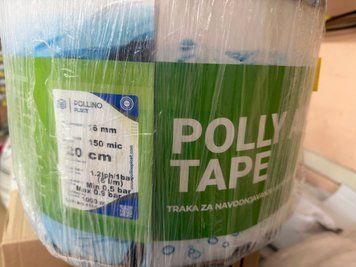 Стрічка краплинна Polly Aqua Tape KPK/ &Oslash;16 - 1.2 л/год - 150&mu;m / 20см / 1000м